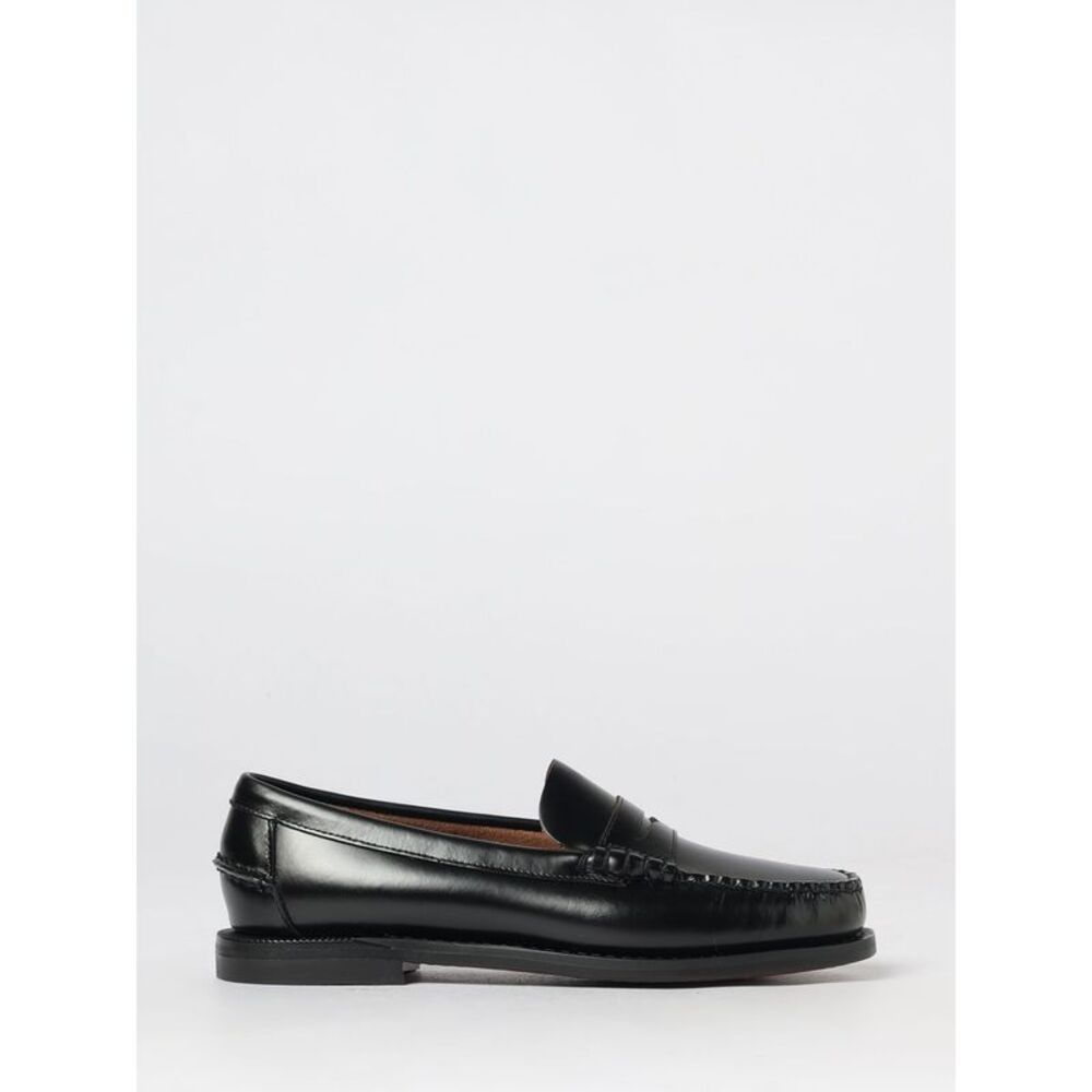 Sebago Women Classic Dan Brushed Leather Penny Loafers Sebago With Low Heel